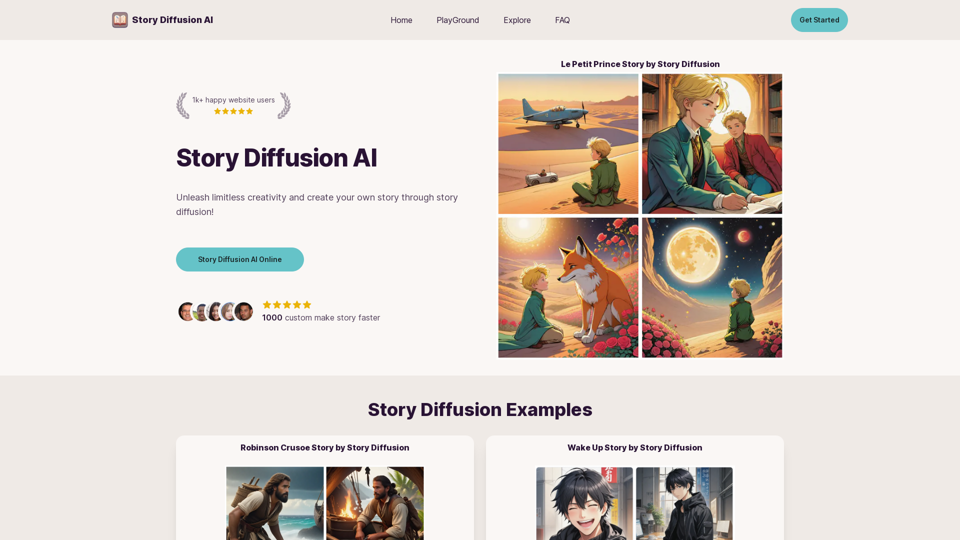 Story Diffusion - Features