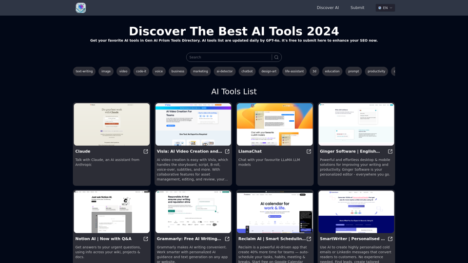 Gen AI Prism - AI Tools Directory for Software Resources