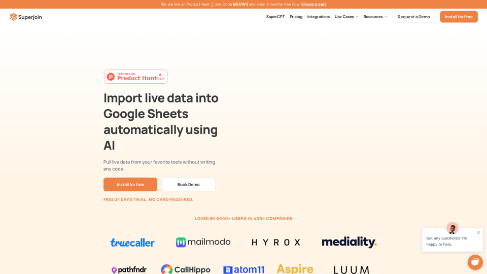 SuperGPT AI - Superjoin Platform for SaaS Data Integration