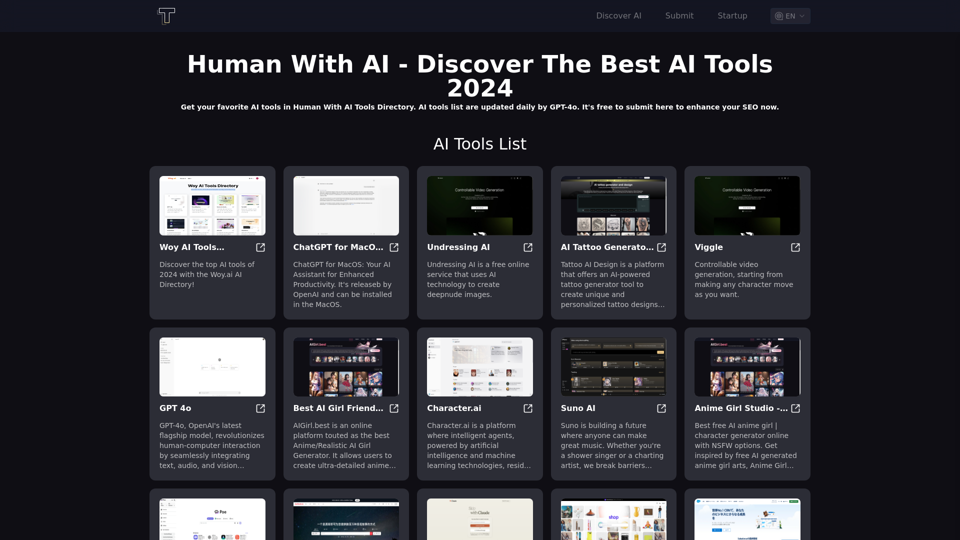 Human With AI - AI Tools Directory for Woy AI and Traffic