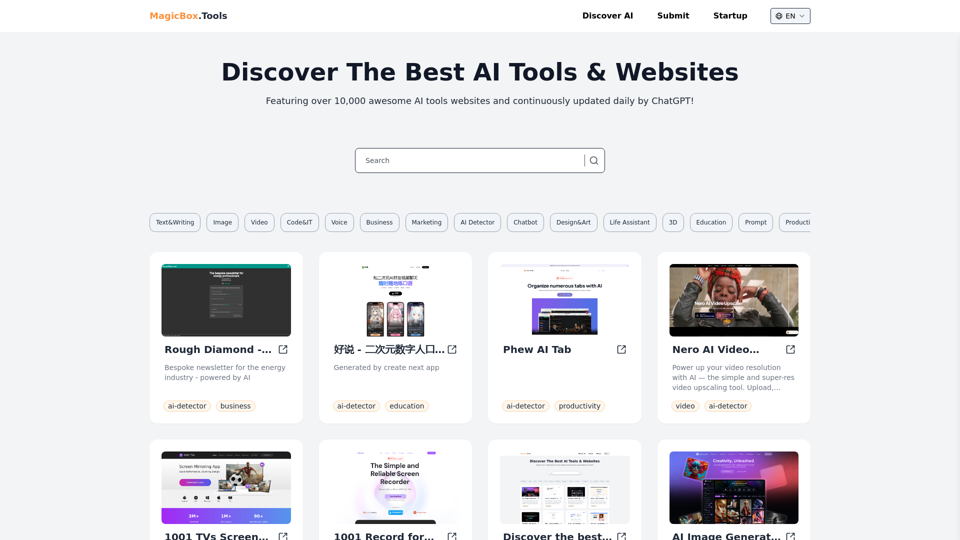 Magicbox Tools Directory - Best AI Tools for Open-source AI Tools Discovery