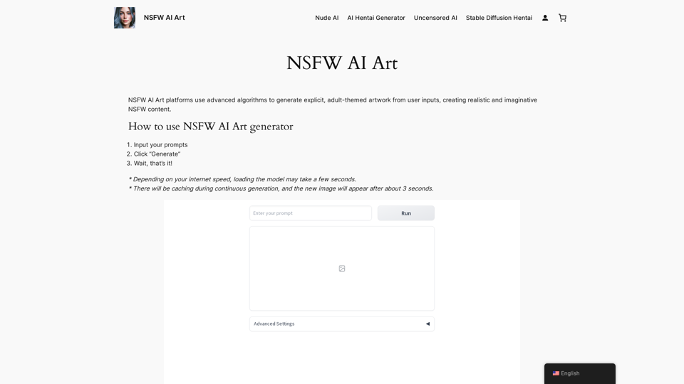 NSFW AI - Free, No Sign-up, Unlimited Image & Art Generation