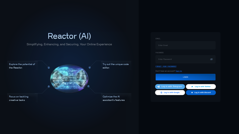 Reactor Chat AI - 流量數據