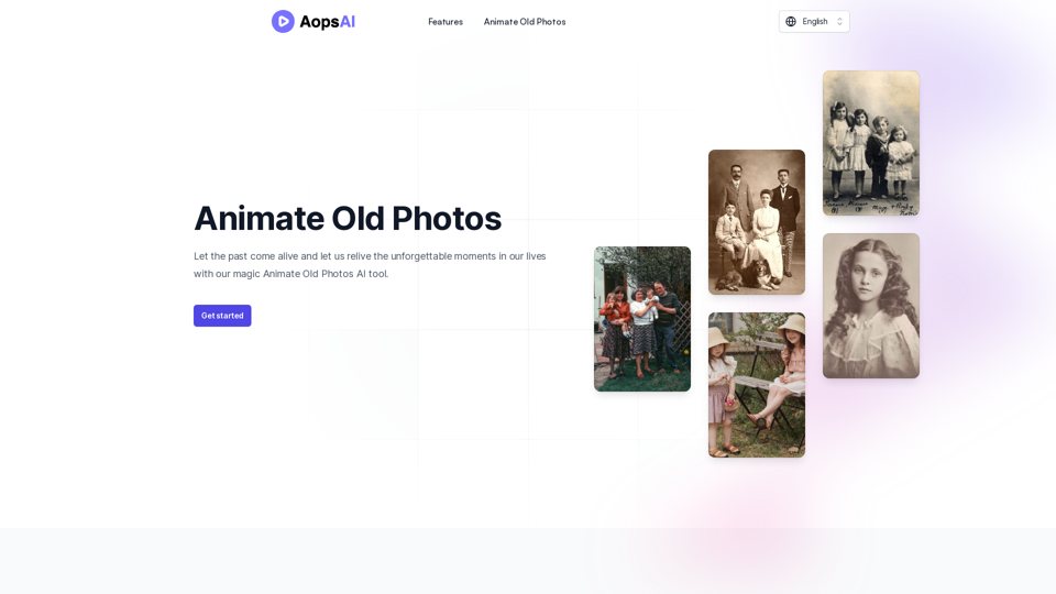 AopsAI - AI-Powered Platform for Animate Old Photos