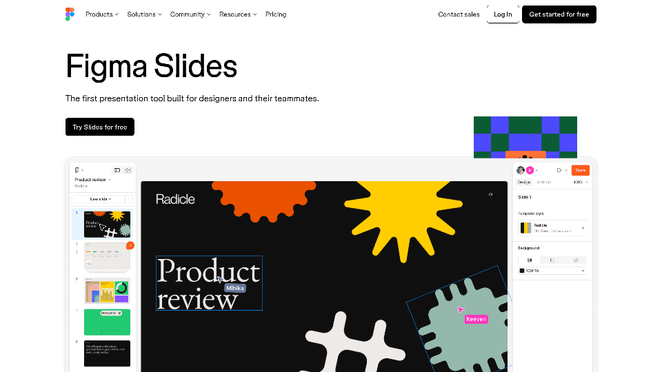 Figma Slides - Características