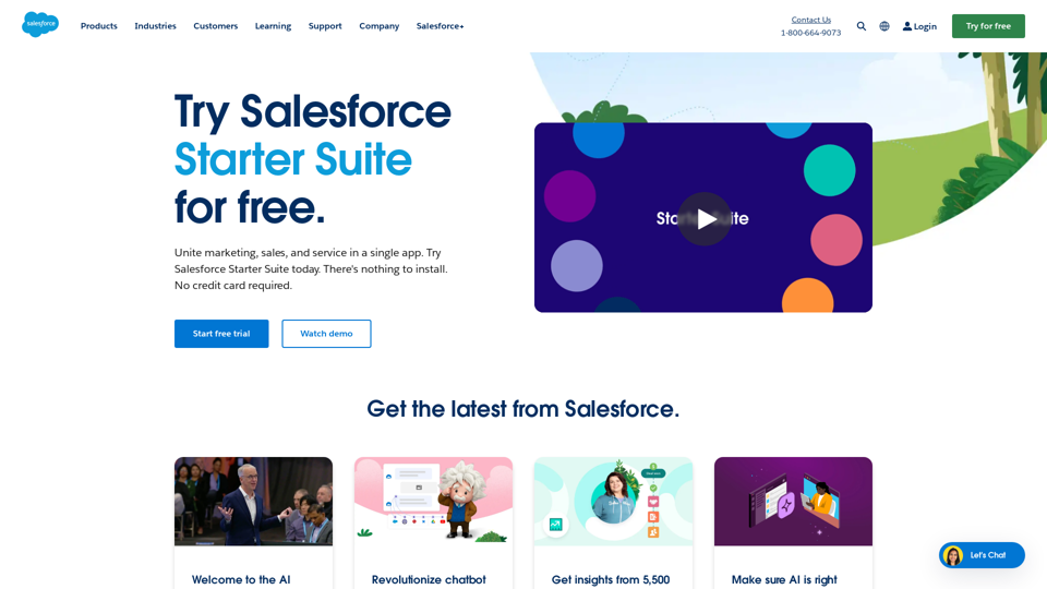 Salesforce Einstein - The Customer Company for CRM, AI, and Data Trust