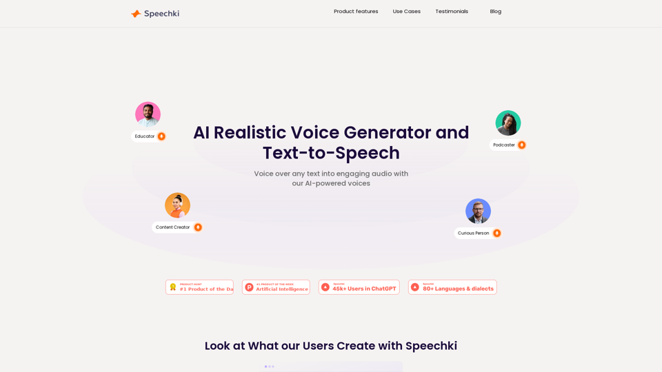 Speechki - Online Translation Platform for 1,100+ Voices in 80+ Languages