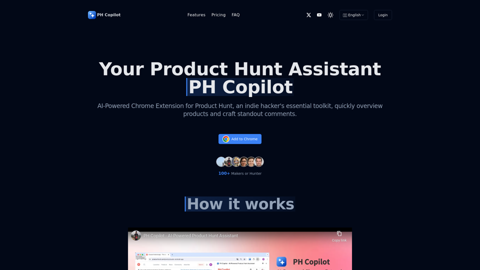 PH Copilot —— Product Hunt - Features