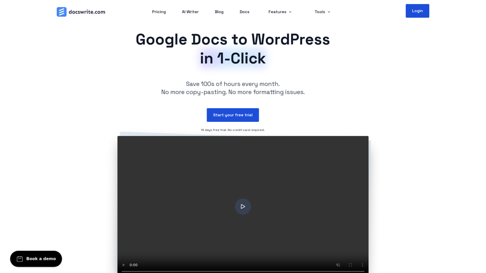 轻松将Google Docs导出到WordPress