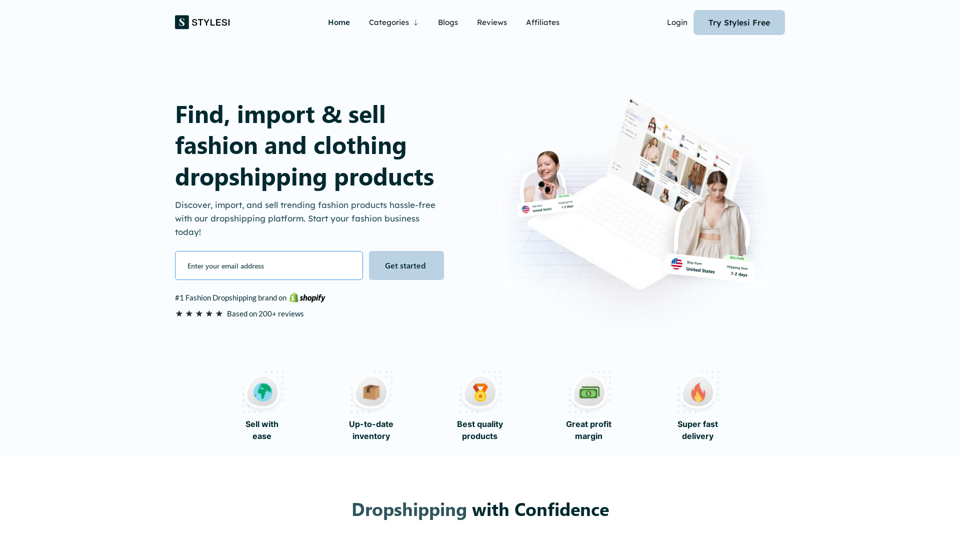 Stylesi AI - Fashion Dropshipping, Premium Accessories, High-Quality Dresses & Affiliate Marketing