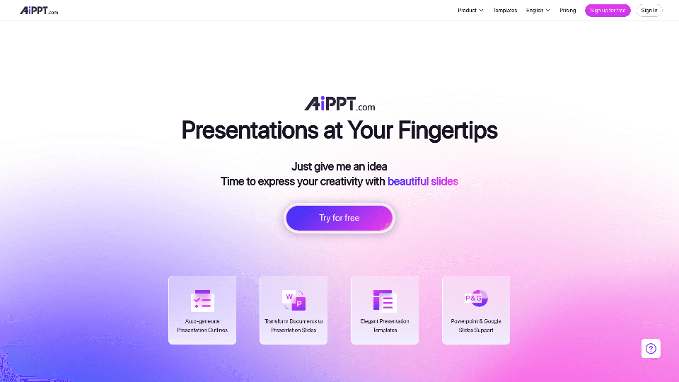 AiPPT - Features