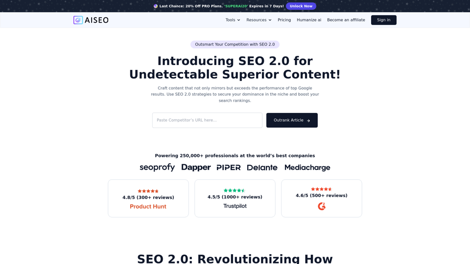 AISEO AI - Powerful AI Writer for SEO, Content Generation, Paraphrasing Tool, and Text Detection Bypass