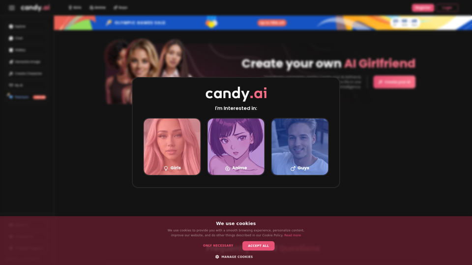 Candy AI - Create Your AI Girlfriend, AI Boyfriend & Anime Character Generator