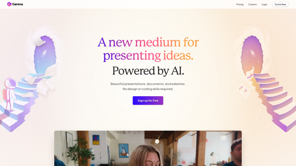 Gamma App - Create Stunning AI Presentations and Beautiful Documents Effortlessly