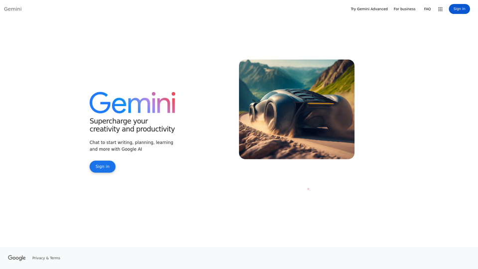 Gemini - Google Gemini AI Technology for Machine Learning and Digital Solutions