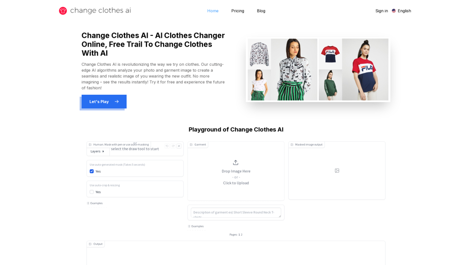 Change Clothes AI - Features