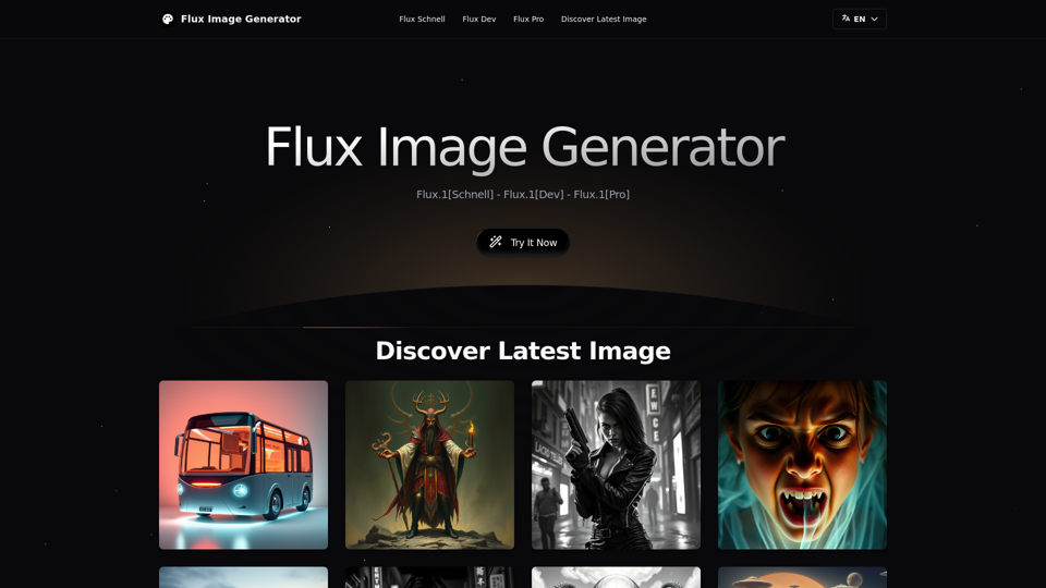 Flux Image Generator - Features