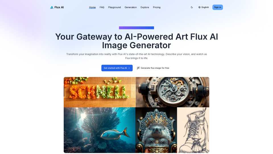 Flux Image AI - Giới Thiệu