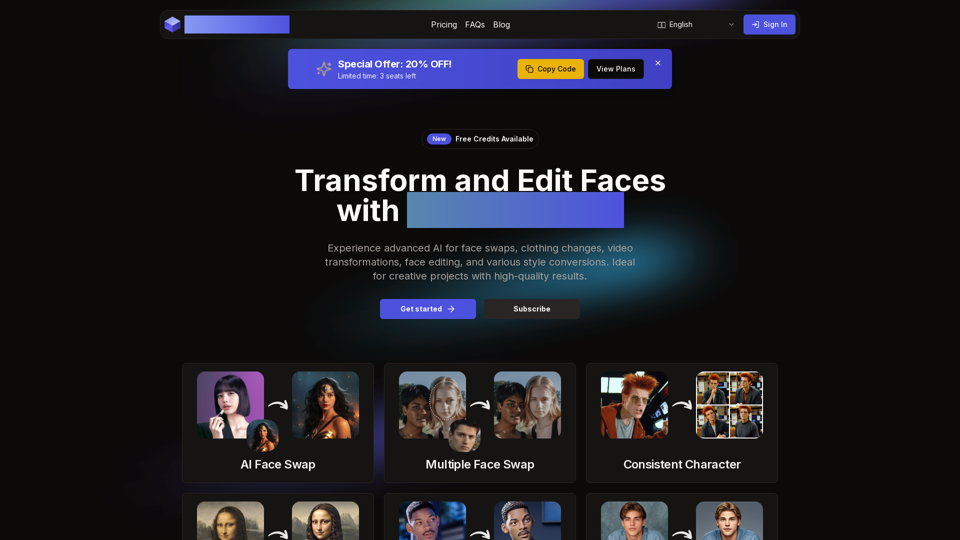 AI Face Studio - Features