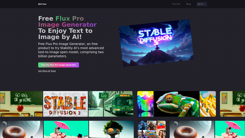 Flux Pro Image Generator - Features