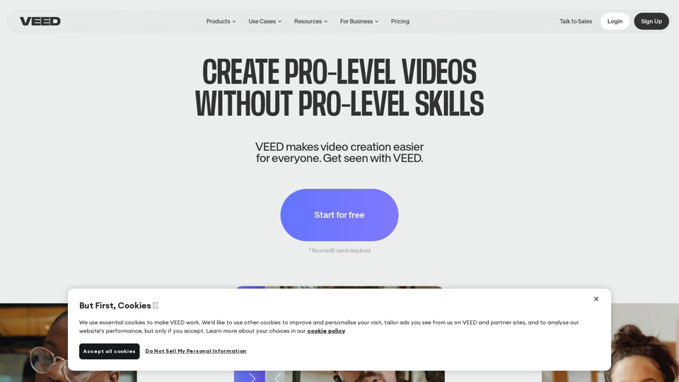 VEED.IO - AI Video Editor - Online Video Editing, Fast & Free Video Editing API