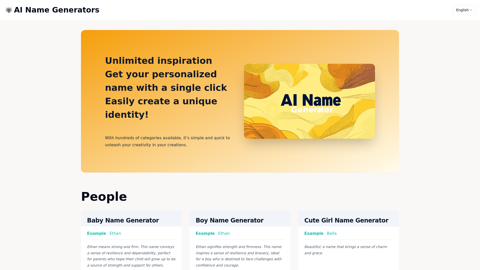 AI Name Generators