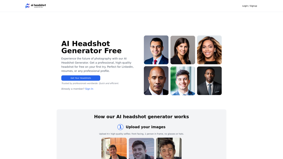 AI Headshot Generator Free - Traffic Data