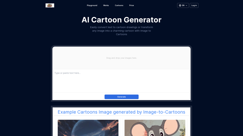 Image to Cartoons - Features