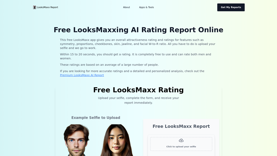 Free LooksMaxx AI - Dados de Tráfego