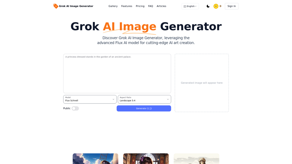 Grok AI Image Generator - Dữ Liệu Lưu Lượng