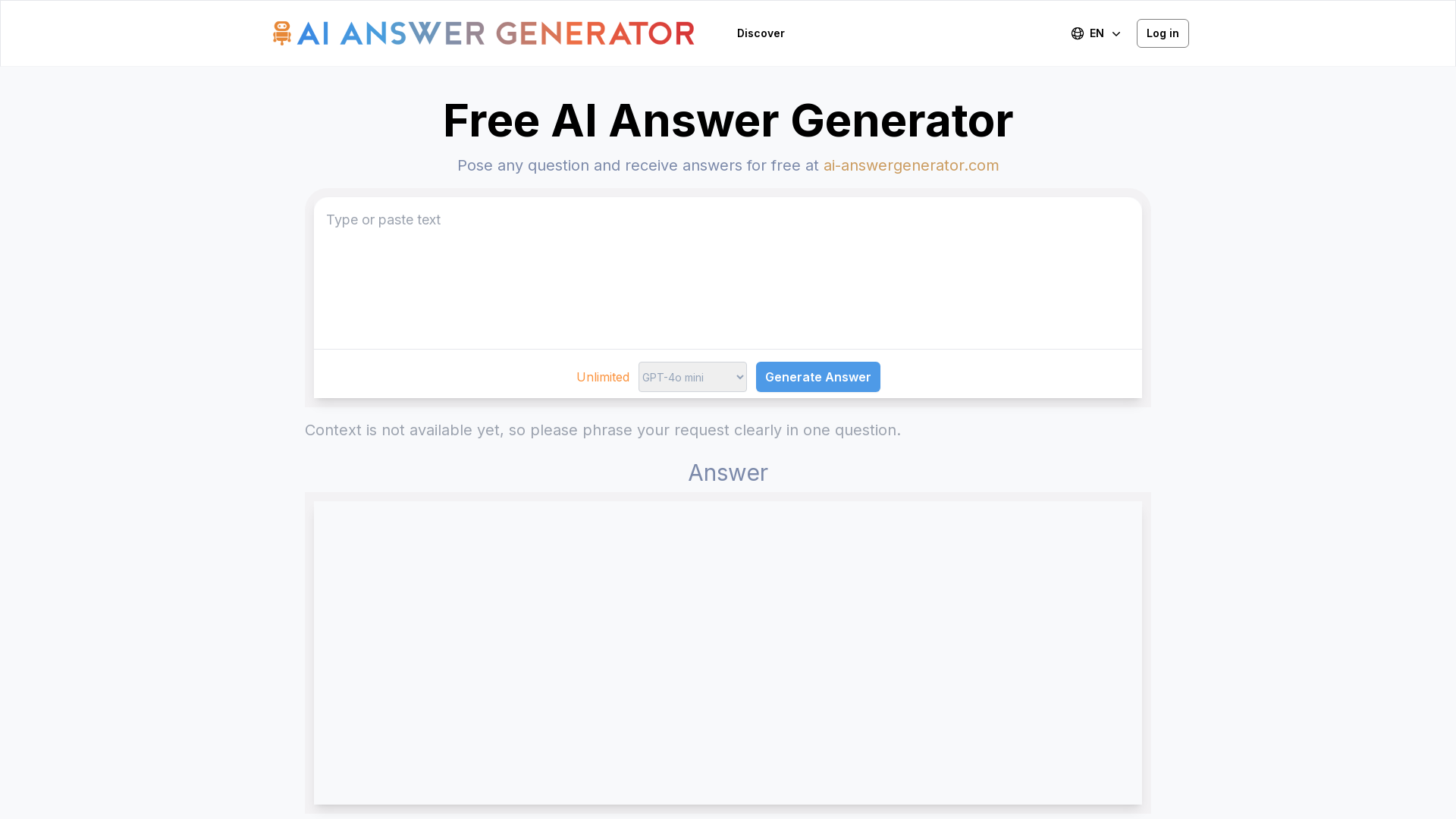 AI Answer Generator