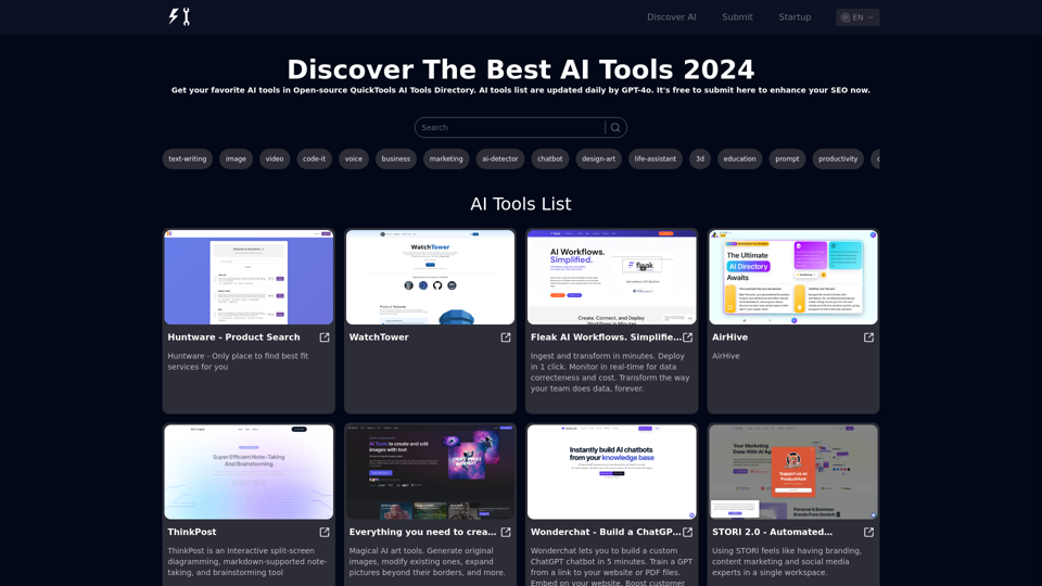 Quicktools AI Took Directory - Traffic Data