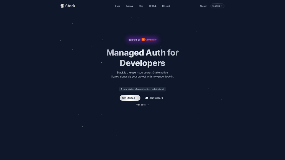 Stack Auth - Secure Authentication Platform for User Identity Management and Login Solutions