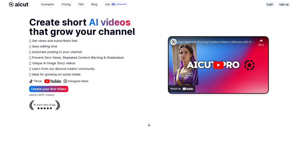 aicut.pro - Introduction