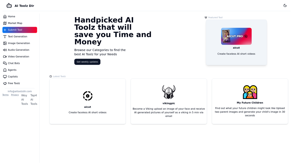 AI Toolz Dir - Comprehensive AI Tools Directory for Software Resources and Artificial Intelligence Solutions