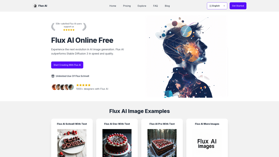 Flux AI Online - Features