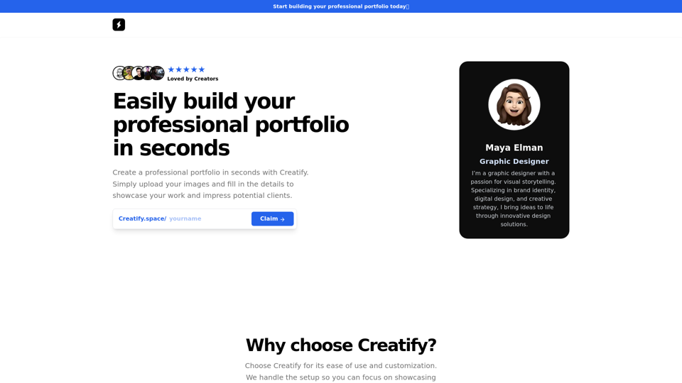 Creatify - Features