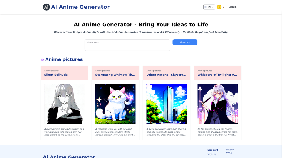 ai anime generator - Einführung