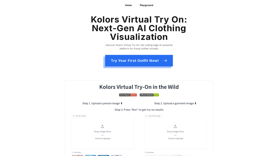 Kolors Virtual Try on in the wild - Features