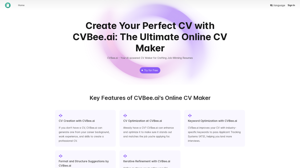 CVBee AI - Introduction