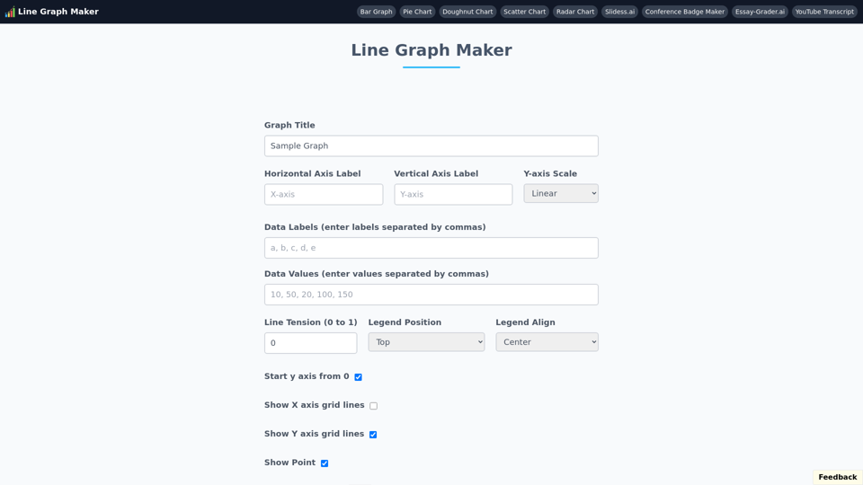 Line Graph Maker - Introducción