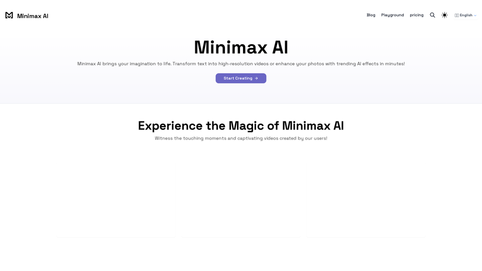 Minimax AI - Features