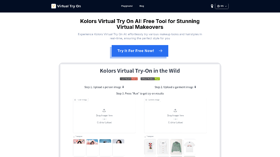 Kolors Virtual Try On AI - Features