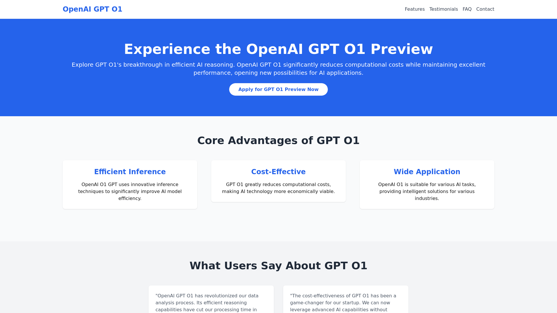 GPT O1 by OpenAI