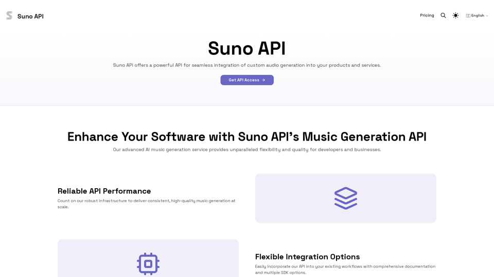 Suno API - Tính Năng