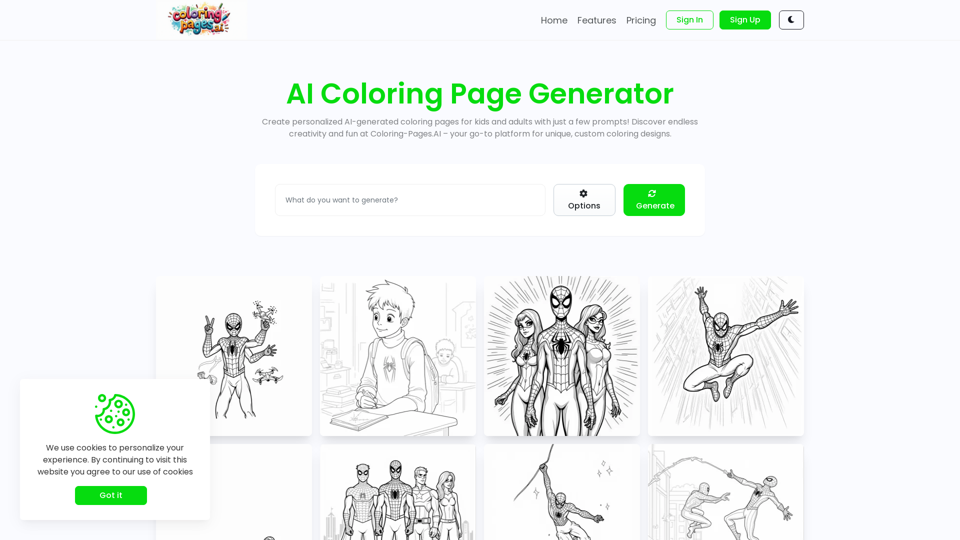 AI Coloring Page Generator - Introduction