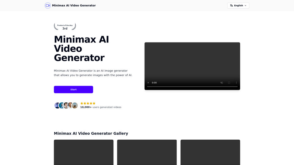 Minimax AI Video Generator - ข้อมูลการเข้าชม