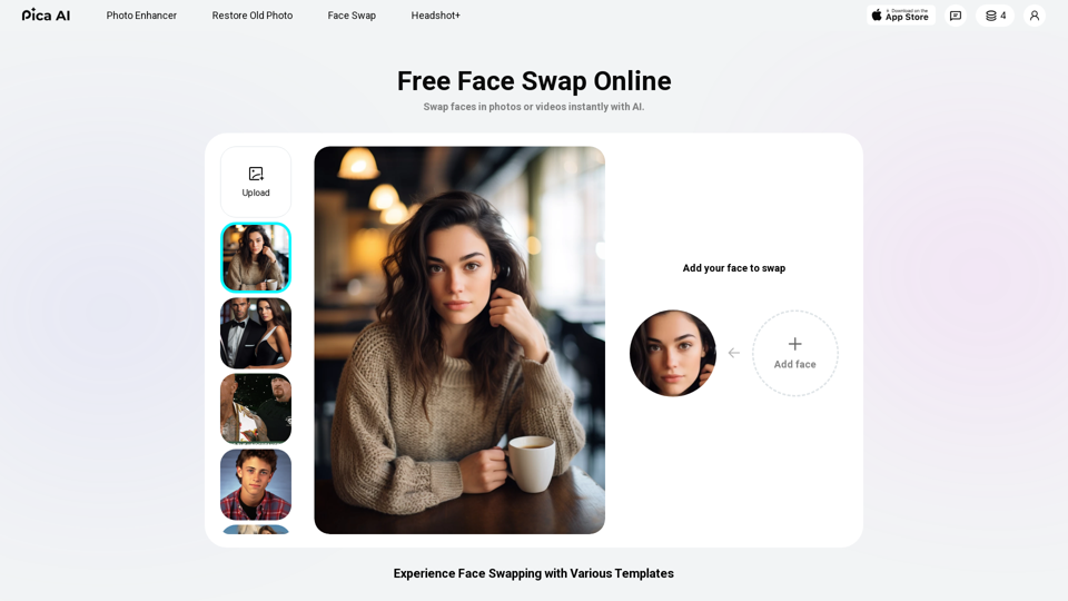 Pica AI Free Face Swap