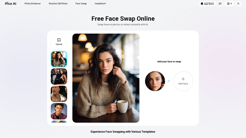 Pica AI Free Face Swap