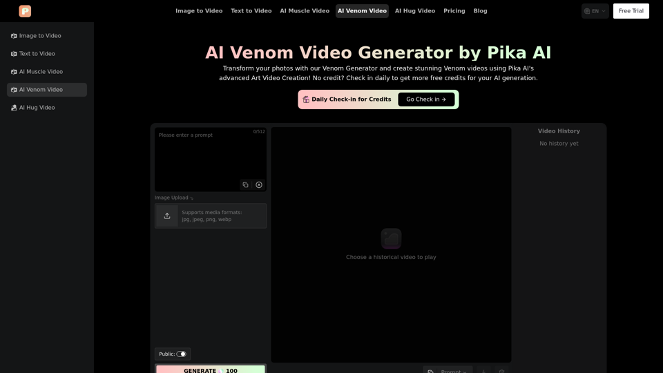 AI Venom Video Generator